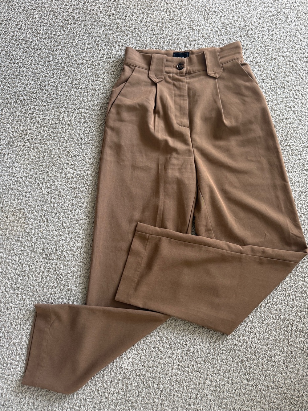 High-Waist Brown Trousers